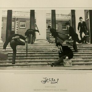 JOHN CLEESE AUTO The Pythons "Silly Walks" 24X17